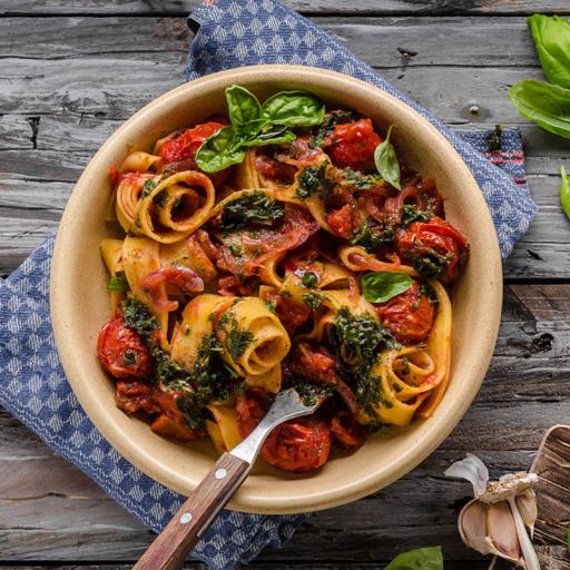 TAGLIATELE POMODORO BASILIC